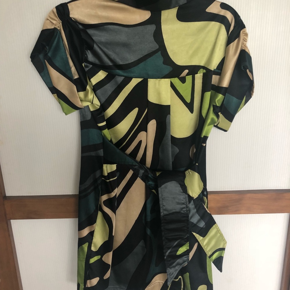 Beautiful silk multicolored dress